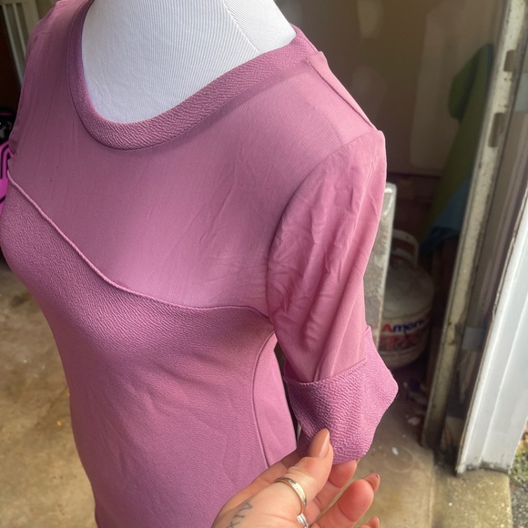 Fashion Nova Purple Dress w/ see through accents - Picture 6 of 8